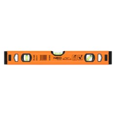 Nivel cu bulă de aer din aluminiu S 300, 3 nivele cu bulă de aer, 40 cm 71-131