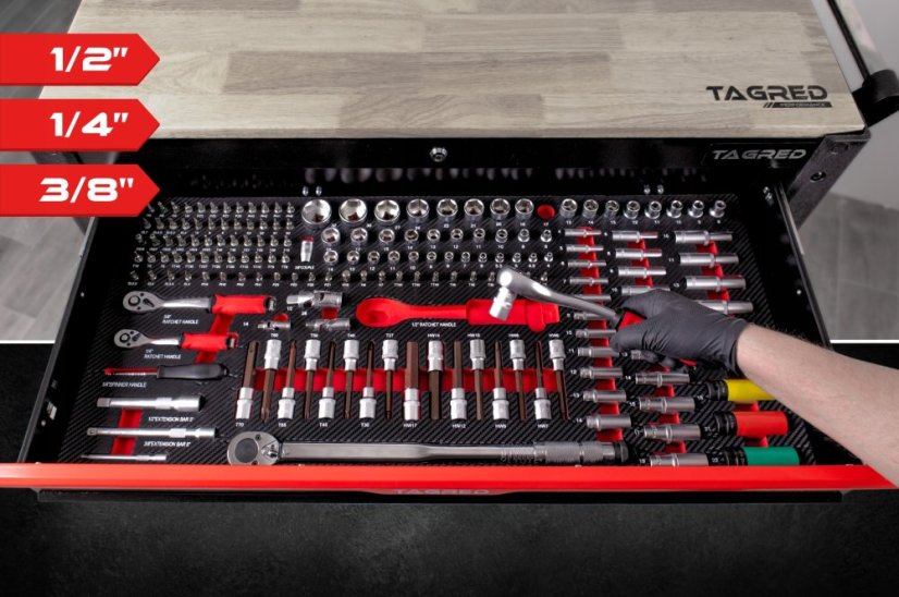 Radionička kolica PERFORMANCE XXL 12 ladica, 691kom TA186