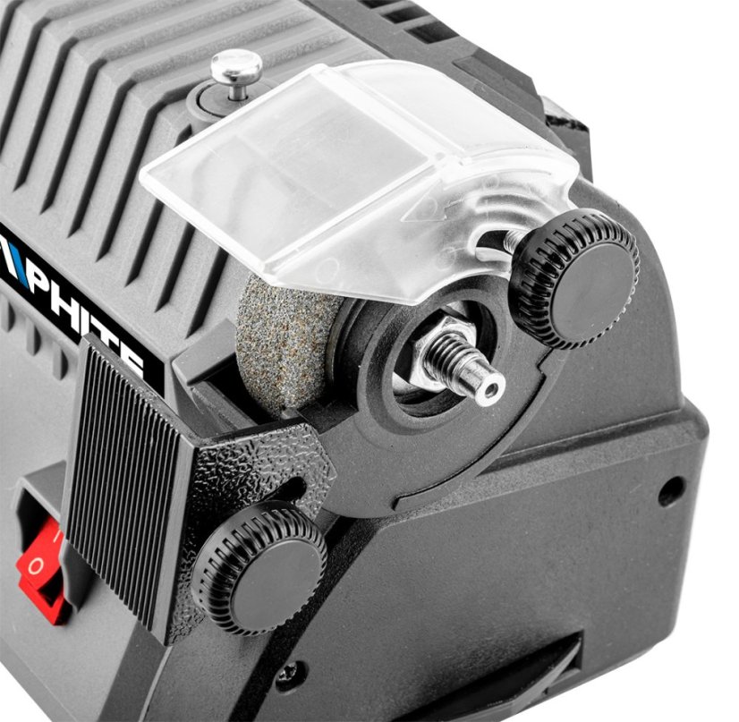 Mini-Akku-Schleifmaschine 3 in 1 - Tischschleifmaschine, Poliermaschine, Schleifmaschine mit biegsamer Welle 58G095