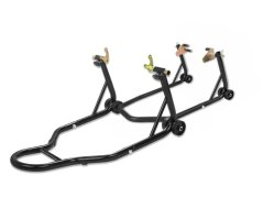 Sklop nosilca za motorna kolesa spredaj/zadaj črn Type-V