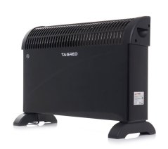 Elektrický konvektorový ohrievač s termostatom, TURBO ventilátor, výkon 2000 W, čierny TA901B