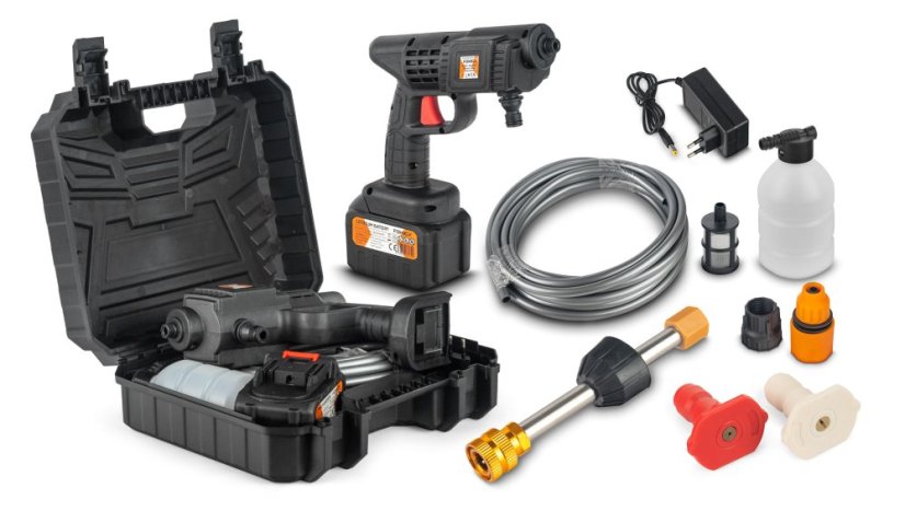 Hochdruckreiniger 21V + 1x Batterie 3,6Ah