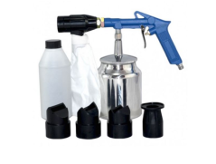 Pištola za peskanje + 4 gumijaste šobe + 1 kg abraziva