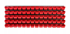 Werkzeugwand 115x39cm + 70 Boxen