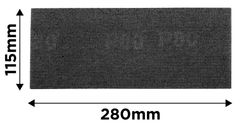 Csiszolópapír 115 x 280 mm, P100 58T153