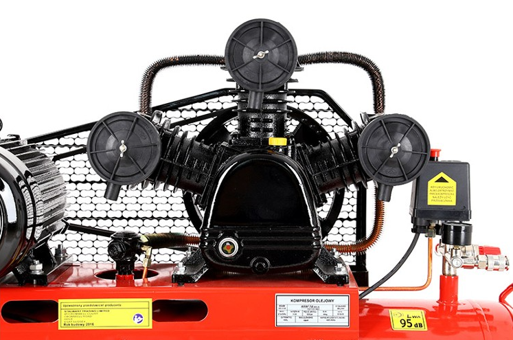 Kompresszor 200l olaj 3 dugattyú 400v kd408