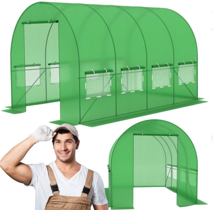 Vrtni rastlinjak 2,5x4m z UV filtrom STANDARD