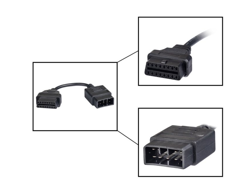 OBDII átalakító - Subaru 9pin