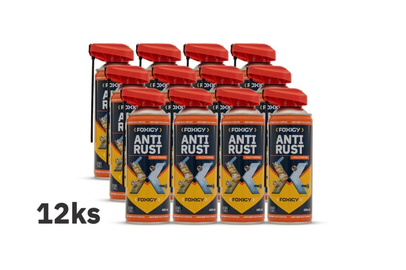 Rozprášovač na hrdzu 400 ml, balení 12 ks Foxigy