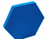 Akustický panel Hexagon 50x50cm, tloušťka 5cm, modrý