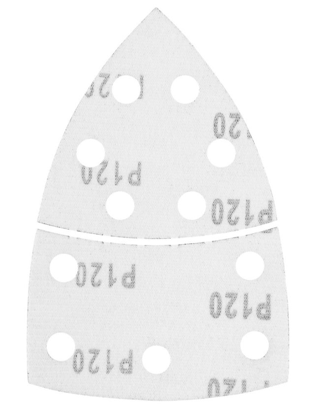 Velcro brusni papir, željezo 102 x 152 mm, P120, 5 kom, s 11 rupa 58T304