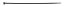 Kabelbinder EXTREME 2,5 × 150 mm, schwarz, 100 Stück. 01-622