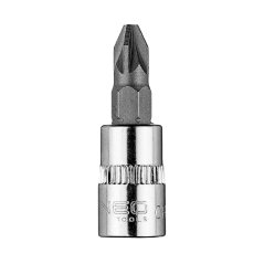 Vijačni nastavek PZ2 za 1/4" kratek, 37 mm 10-320
