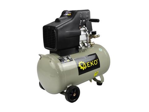 Compresor aer cu ulei 50L, 8 bar, 2.5 kW, 210 l/min, 230V, monocilindric, portabil, pentru atelier/auto, Geko G80301