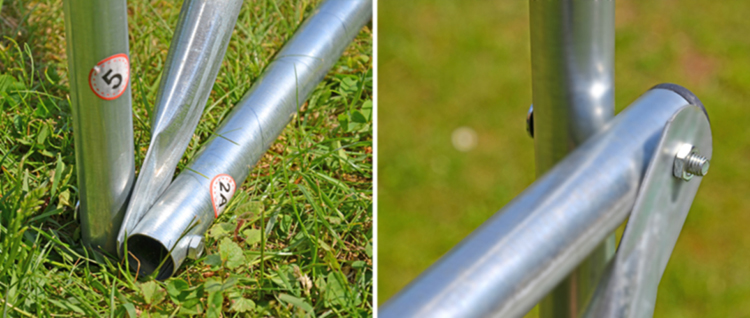 Garten Foliengewächshaus 2,5x6m mit UV-Filter STANDARD