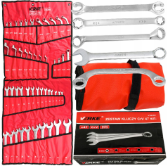 Комплект гаечни ключове CrV 47 бр V35360