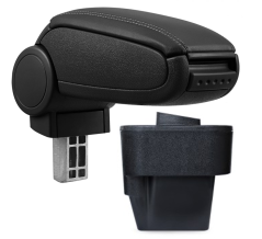 Armlehne OPEL ASTRA 3 H, schwarz, Kunstleder