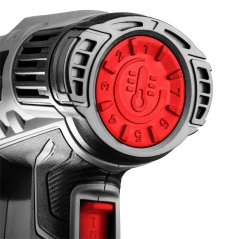 Val de căldură. pistol, 2000 W, tep. Gama: I: 50C, II: 50-550C, III: 50-550C 59G526