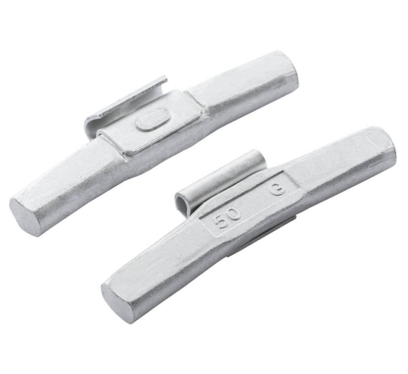 Centírozó acél súly pléh felnire - 50g/50db