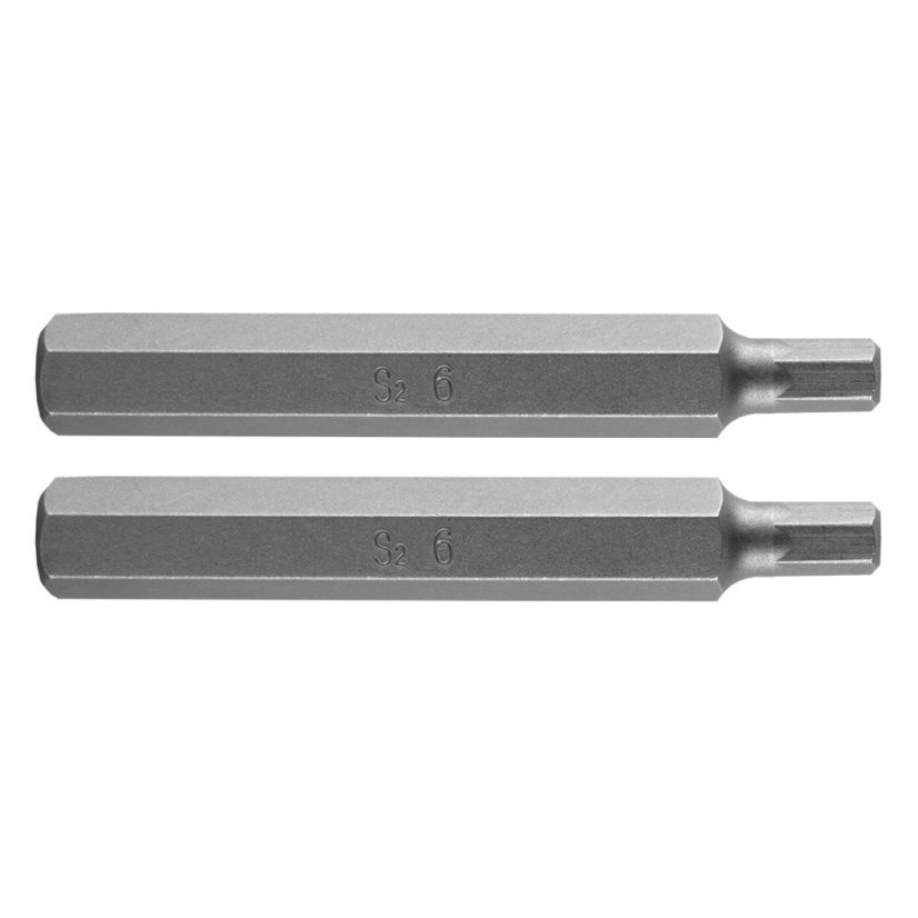 HEX-Spitze 6 x 75 mm, S2 x 2 St. 10-982