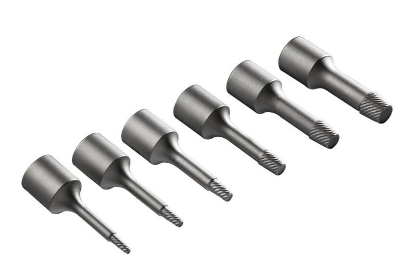 3/8' set izvlakača nazubljenih vijaka, 6 kom 09-605
