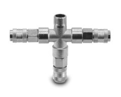 Luftverteiler Typ T 3-Wege 1/2'' AuĂźengewinde