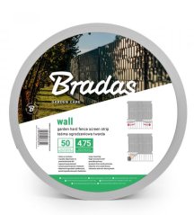 Kerítés árnyékoló szalag 4,75cm x 50m Light grey 1200g/m2