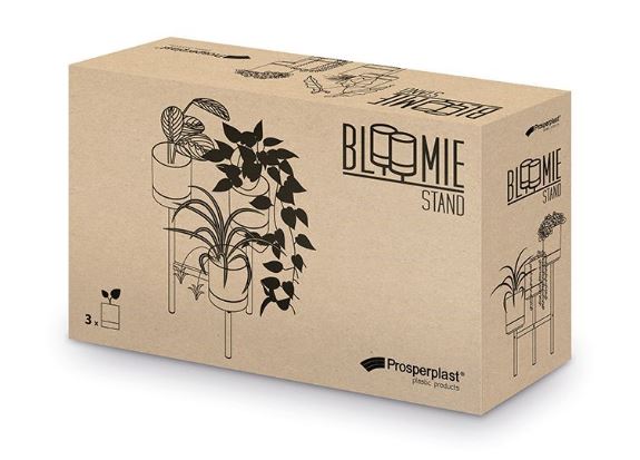 Virágállvány BLOOMIE STAND fehér 42cm