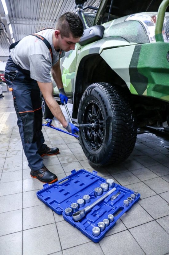 Chei tubulară hexagonale 12-colțuri 3/4" forjate CRV 21 bucăți pentru TIR, clichet, capete tubulare mari TA206