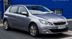 Peugeot 308 2 kartámasz - Armster 2, fekete, öko-bőr