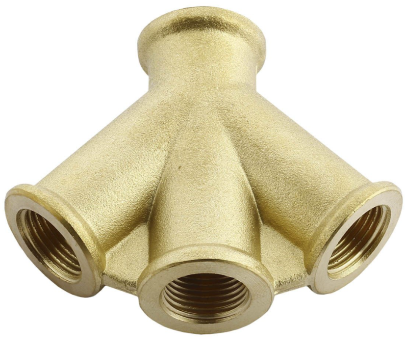 Distribuitor pneumatic cu trei căi  3/8" cu filet intern