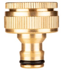 Csatlakozó 3/4"- 1" csaphoz, sárgaréz 15-747