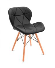 Bőr étkezőszék Dark