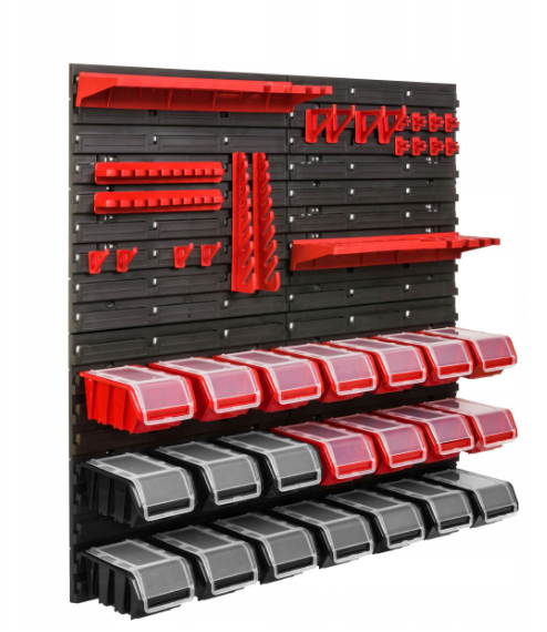 Stena za orodje 78x78cm + 21 škatel