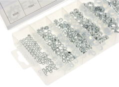 Sada matic z nerezavějící oceli 300ks M3-M10 G02919