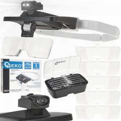 Brille mit LED-Lupe G03219