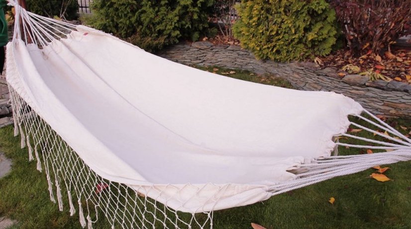 Hamac de grădină Beige Monaco Summer pentru 2 persoane