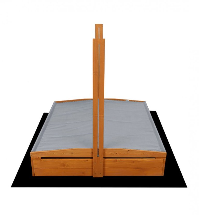 120 cm-es homokozó impregnált tetővel + agrotextíliával