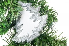 Vianočný veniec 40cm Silver