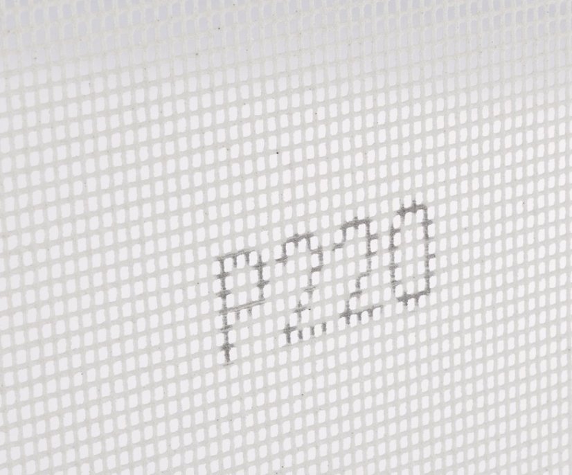 Mreža za mljevenje bijela 115 x 280 mm, P220 58T146