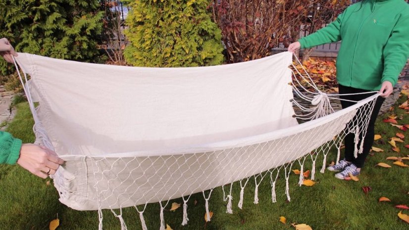 Hamac de grădină Beige Monaco Summer pentru 2 persoane