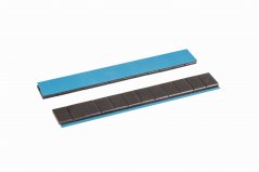 ALU SLIM - FE 12 x 5 g lepilni uteži za kolesa - črne