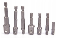 Fúró adapter készlet 8db 1/2" 1/4" 3/8" FT