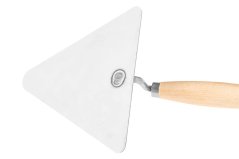 Kelna zednická, 180 x 180 mm, z nerezové oceli 13A100