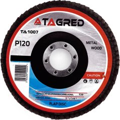 Lopatični disk 125 mm/22,23 mm zrnatost P120 TA1007