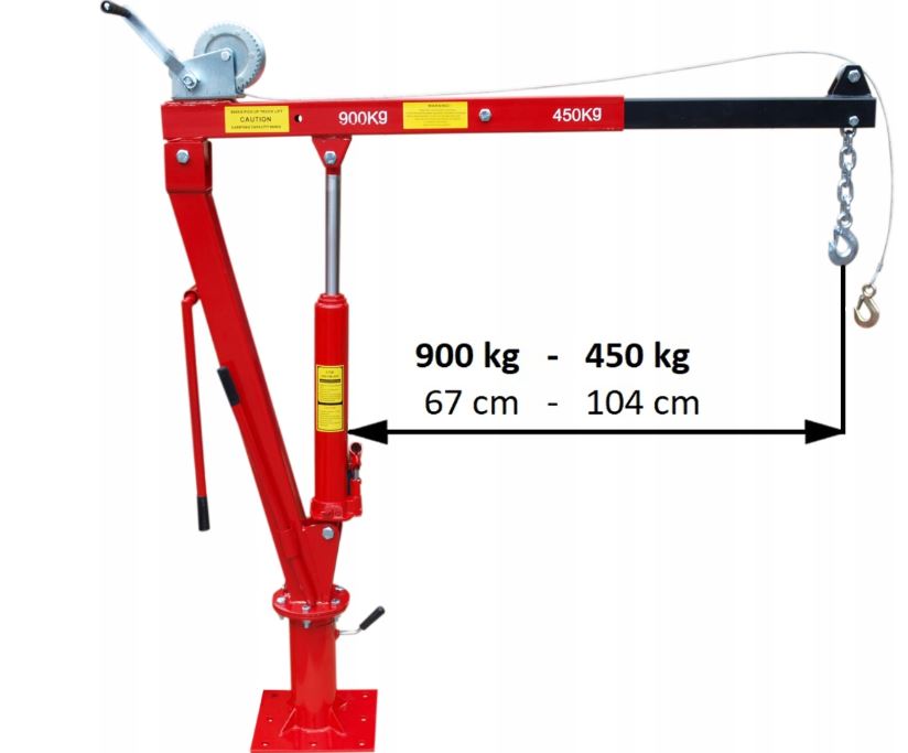 Macara pick-up HDS 900 kg cu troliu