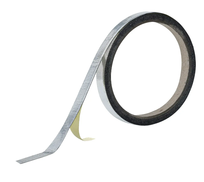 Aluminijska traka sa staklenim vlaknima, otporna na toplinu do 600 °C, 10 mm, 5 m