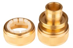 Tömlőhosszabbító 3/4", sárgaréz 15-737