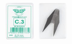 C-3 Schneidmesser für PS15 Regroover, 8-12 mm, 20 Stück