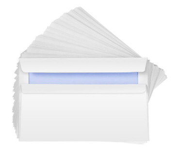 Fehér boríték C6 114x162mm 1000db